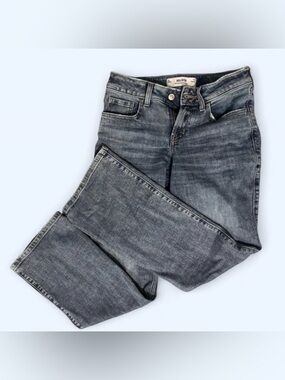 Hollister Women’s Dark Grey Boot Cut Jeans